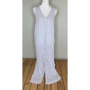 MOD REF Lavender Sleeveless Button Up Midi Dress S